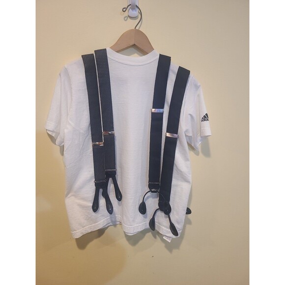 Two Pairs of Unbranded 100% Silk Suspenders - Picture 1 of 8